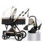 luxury baby stroller 3 in 1