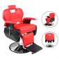 Professional Barber Shop Chair Red Recline Salon Chair